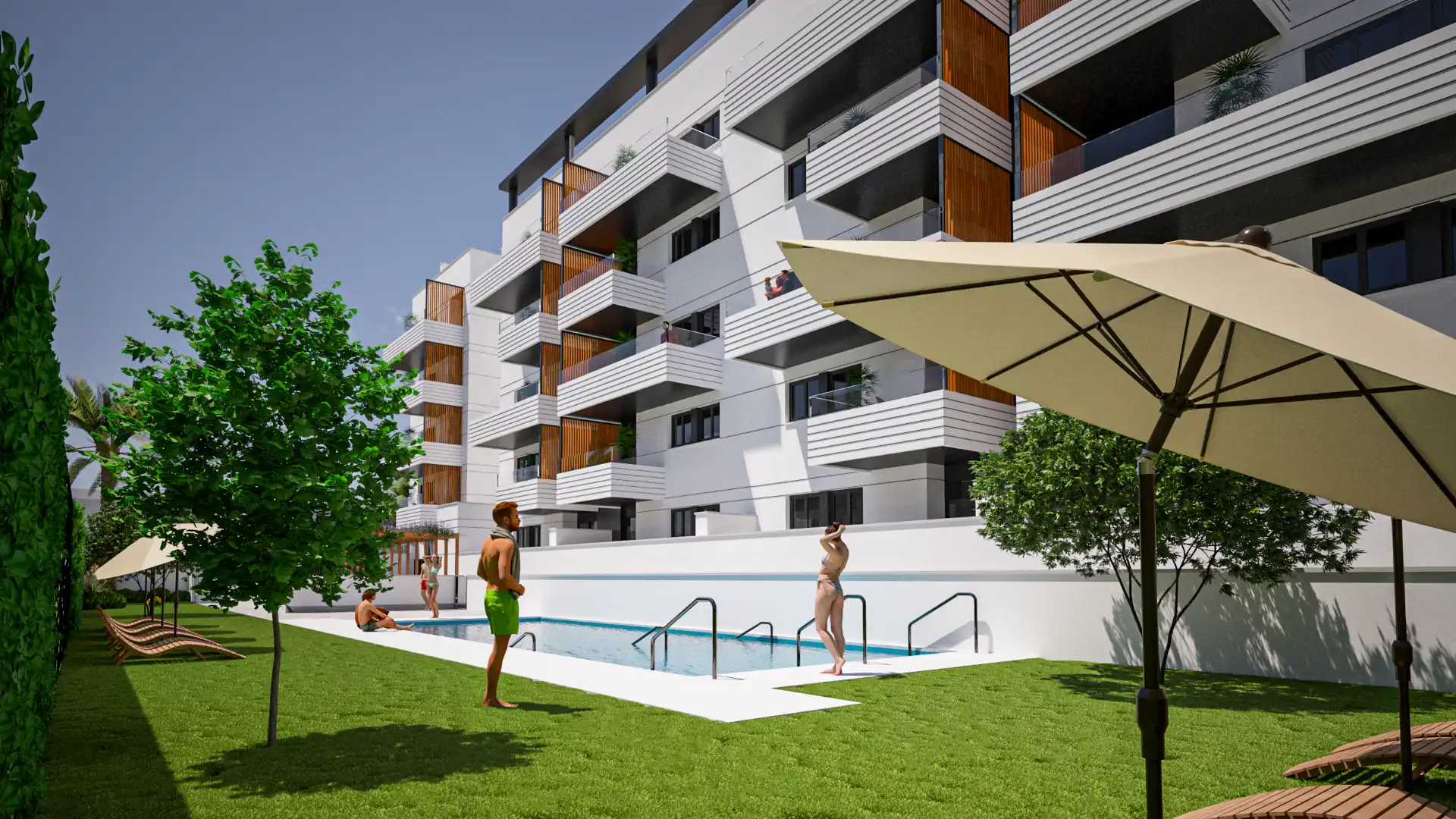 Piso de obra nueva con piscina en venta en Calle Almogía 61, imagen 10