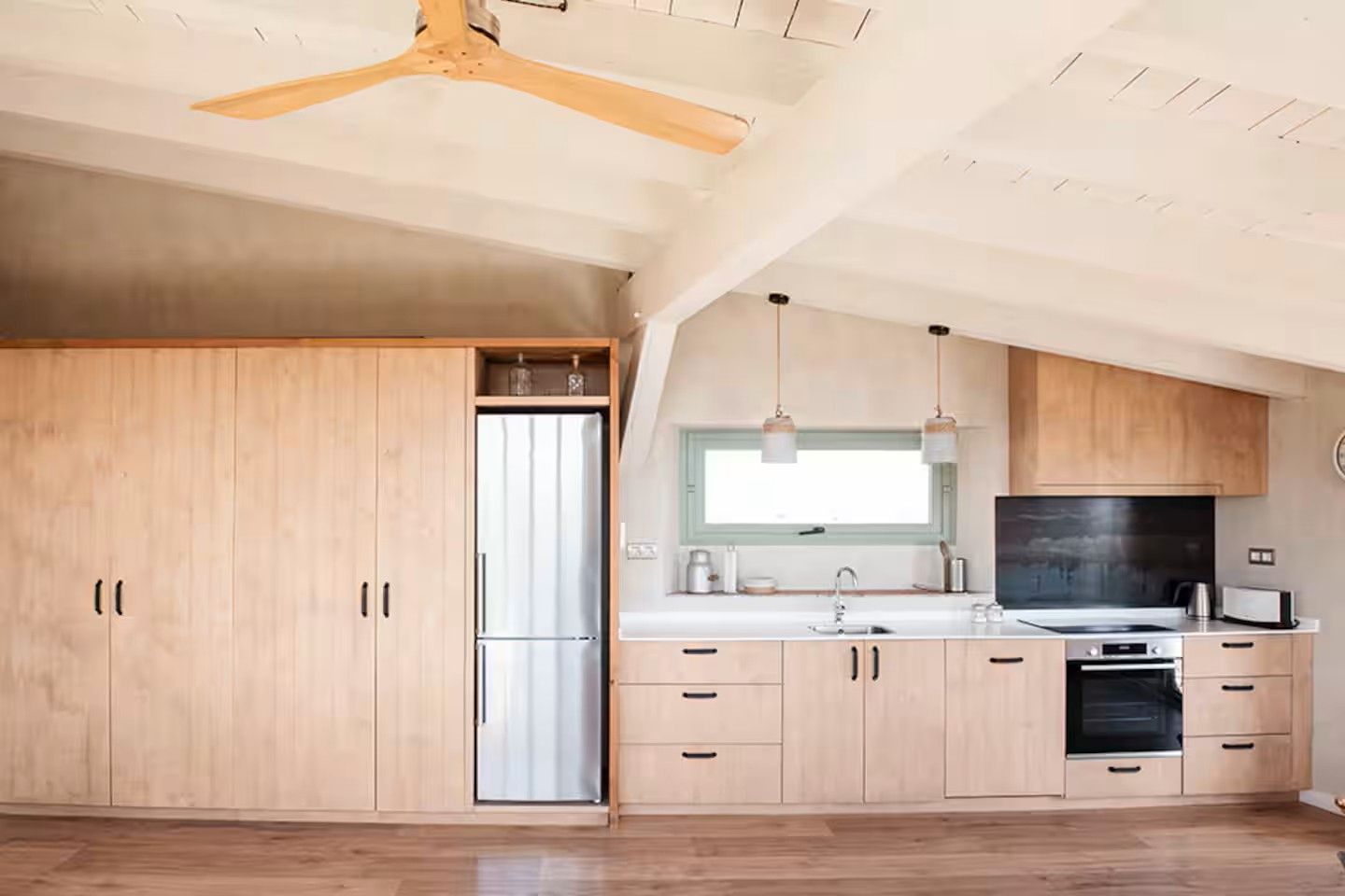 Kitchen of Flat to rent in Ultramort  with Air Conditioner, Terrace and Furnished