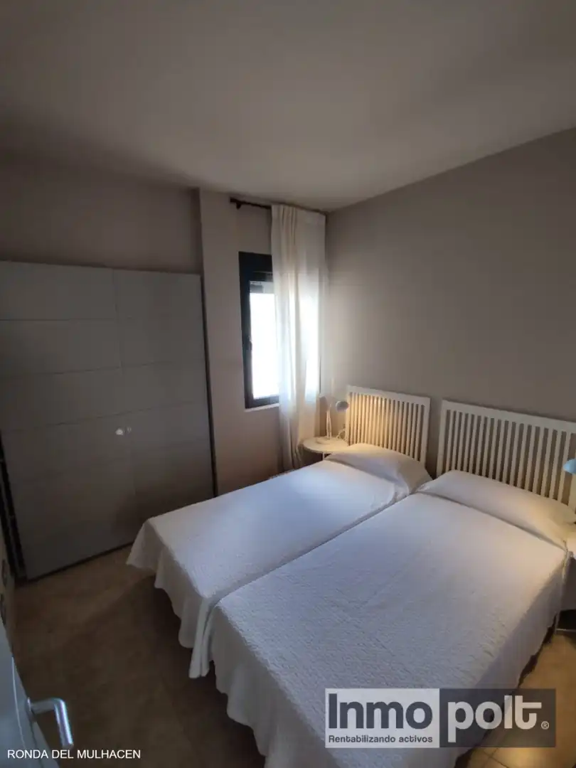 Schlafzimmer von Wohnung zur Miete in Vera mit Klimaanlage, Heizung und Privatgarten