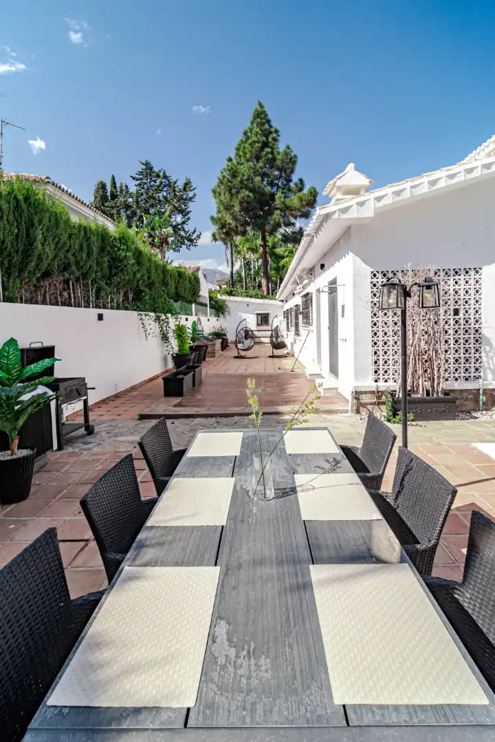 Jardí de Casa o xalet de lloguer en Marbella amb Aire condicionat, Jardí privat i Parquet