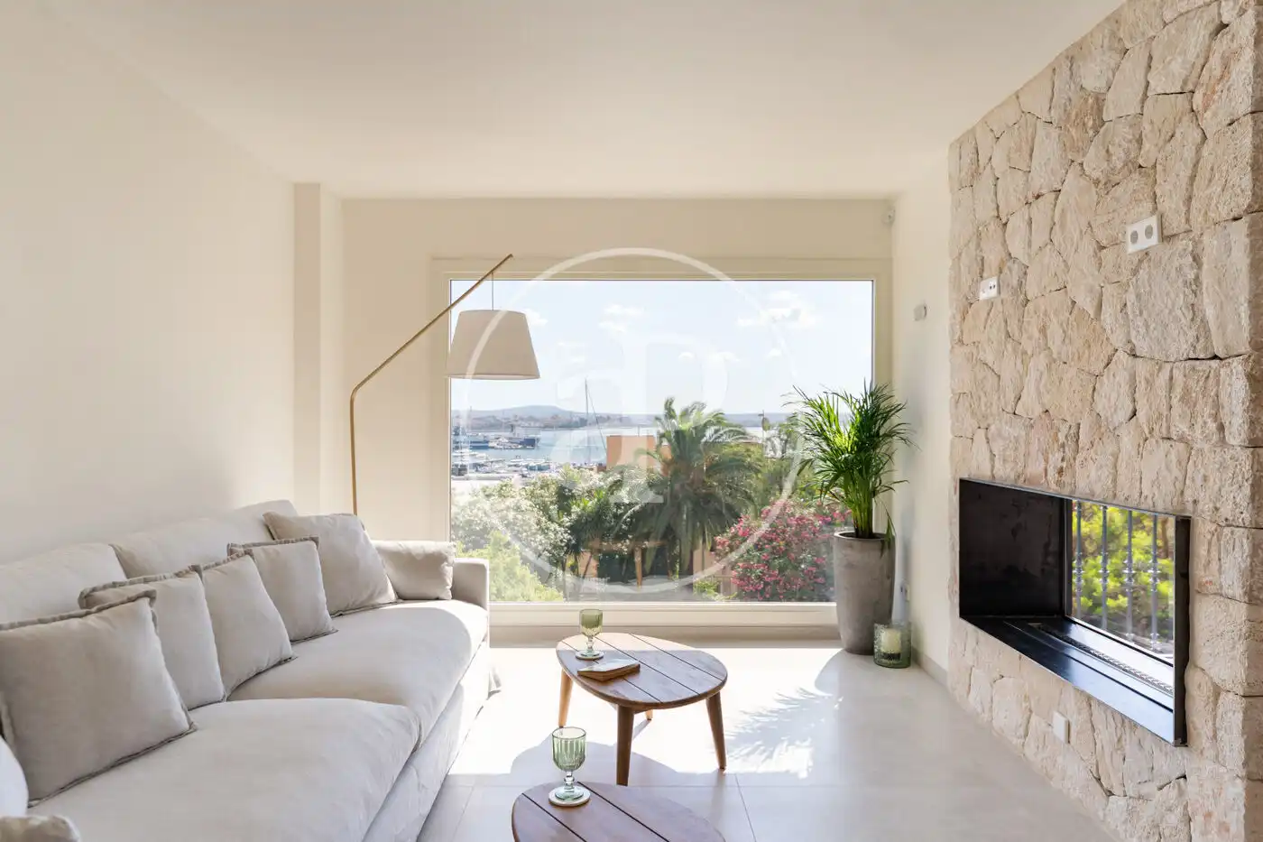 Sala de estar de Piso en venta en  Palma de Mallorca con Aire acondicionado, Calefacción y Jardín privado
