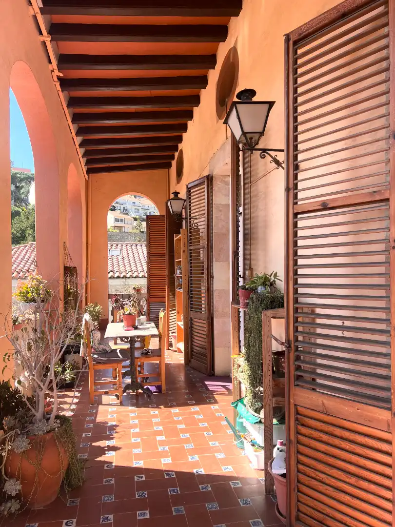 Terraza de Casa o chalet en venta en Teià con Calefacción y Jardín privado