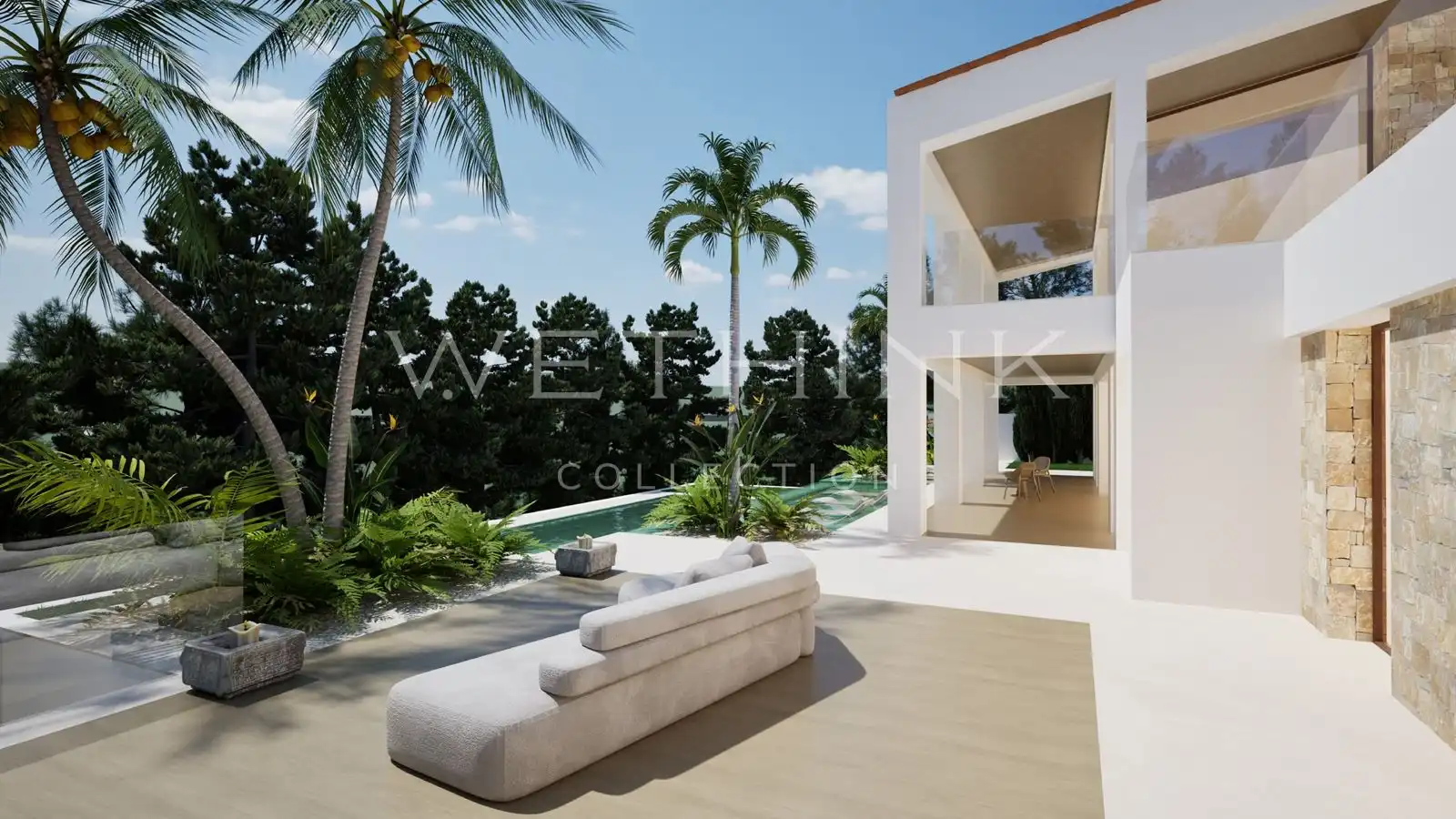 Terraza de Casa o chalet en venta en Altea con Aire acondicionado, Jardín privado y Terraza
