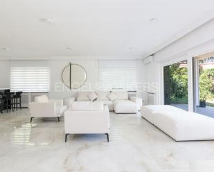 Living room of House or chalet to rent in Pozuelo de Alarcón  with Air Conditioner, Heating and Private garden