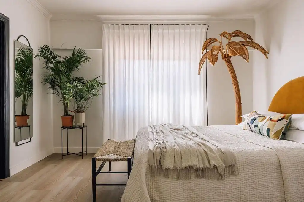 Schlafzimmer von Wohnung zum Verkauf in Madrid mit Klimaanlage, Terrasse und Möbliert