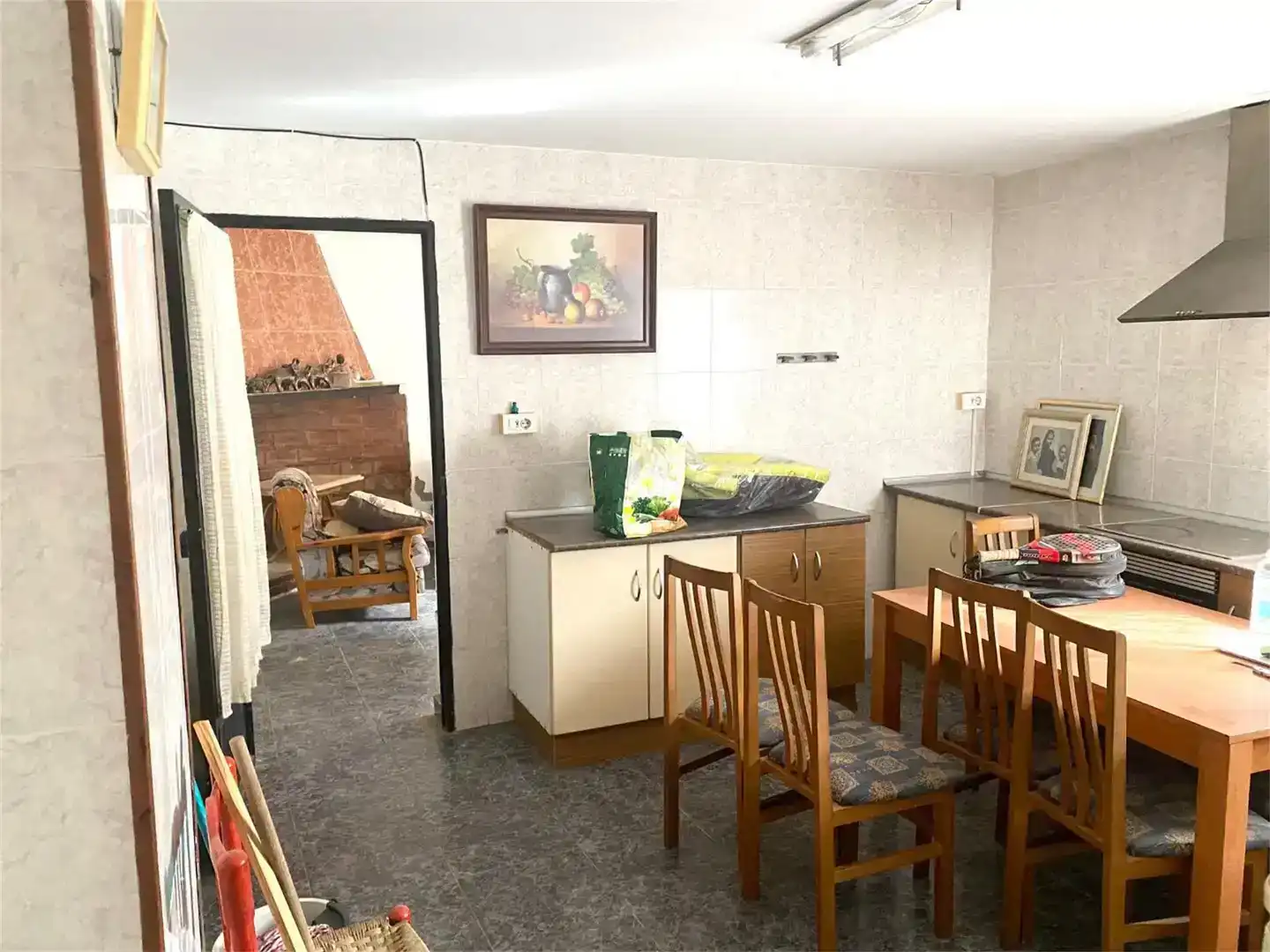 Cocina de Casa o chalet en venta en Requena con Balcón