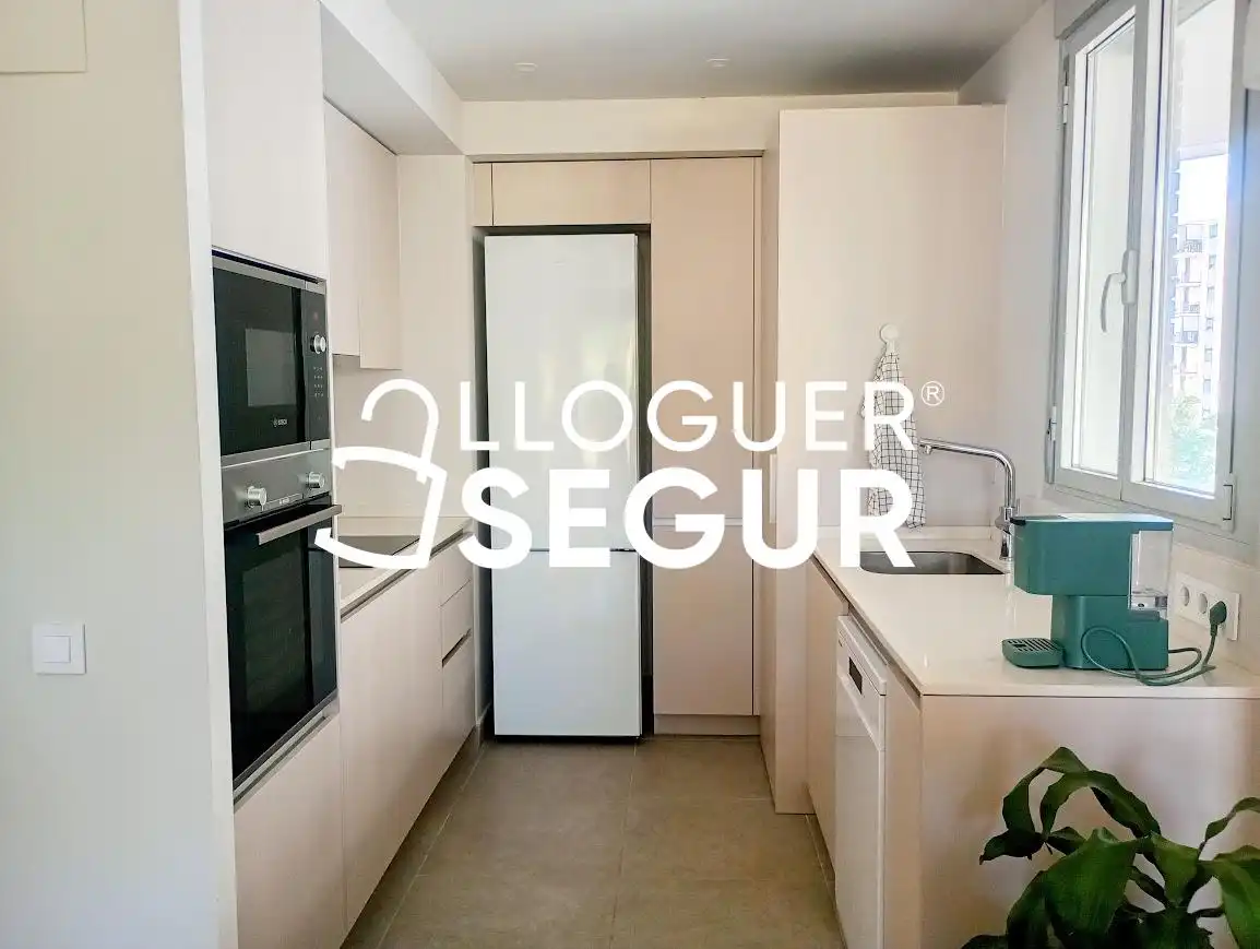 Kitchen of Flat for rent in Viladecans  with Air Conditioner, Terrace and Swimming Pool