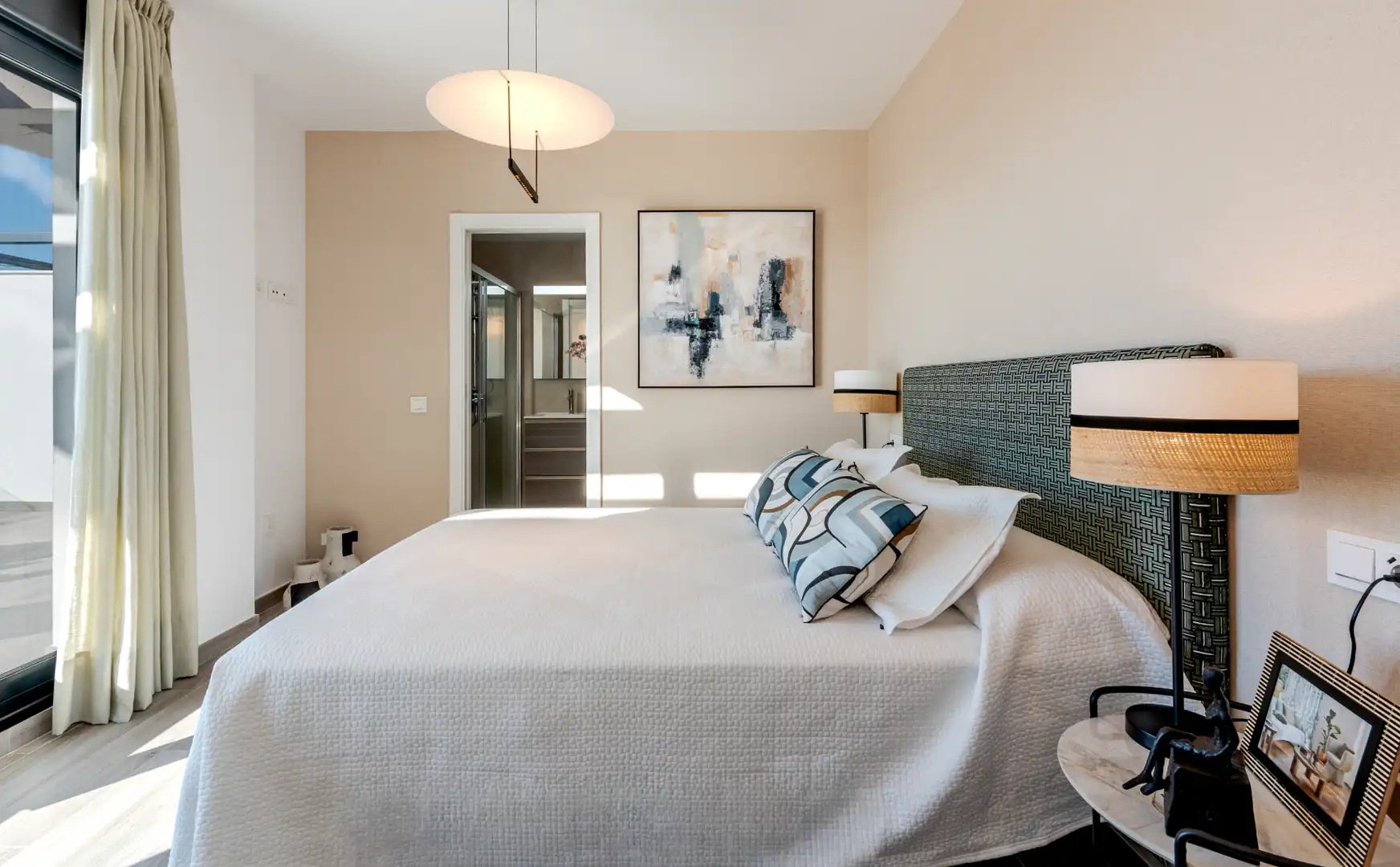Schlafzimmer von Dachboden zum Verkauf in Torremolinos mit Klimaanlage, Heizung und Terrasse