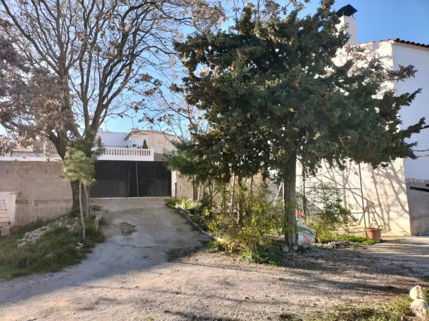 Vista exterior de Finca rústica en venta en Baza con Jardín privado, Trastero y Amueblado