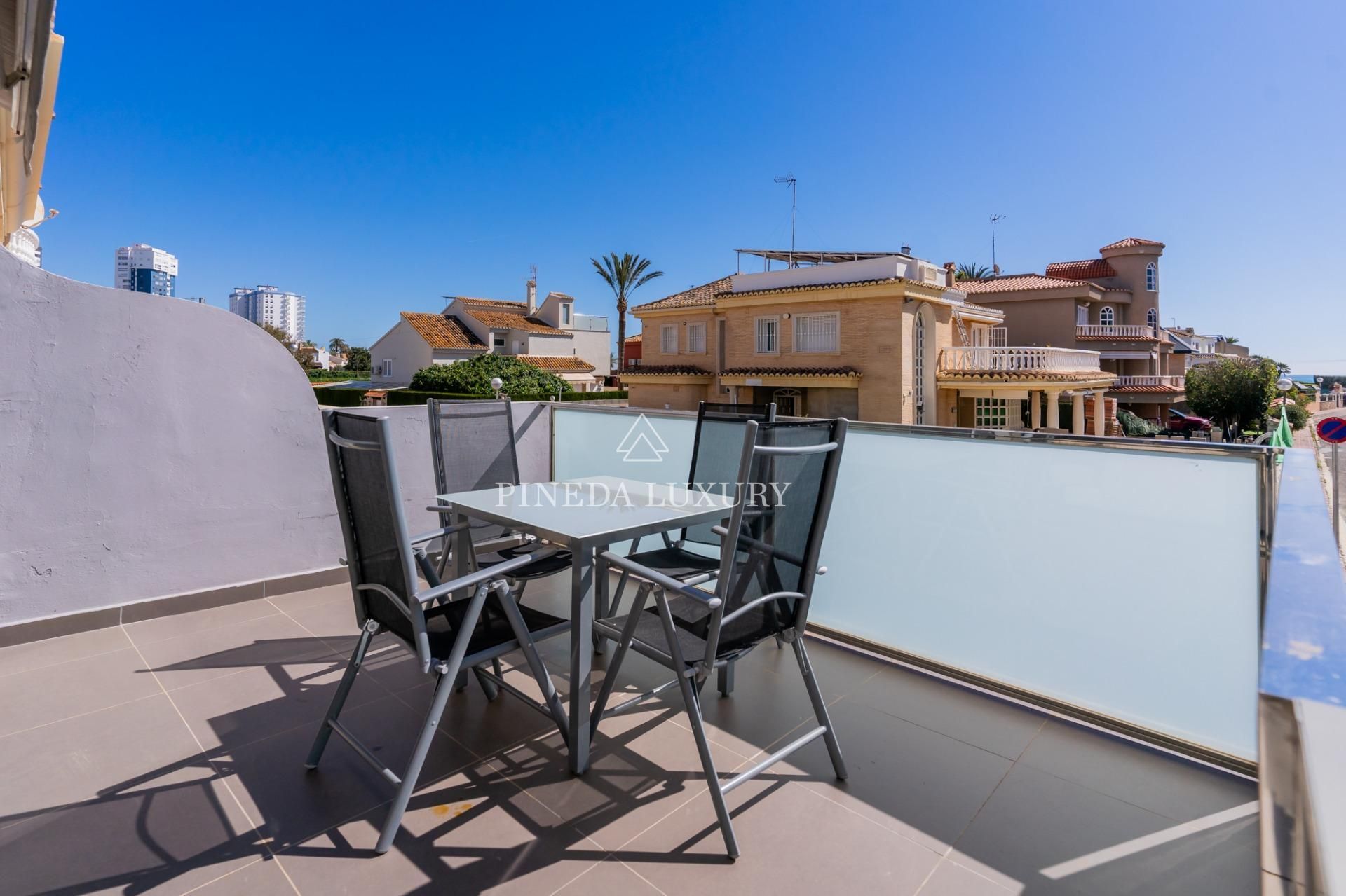 Terrace of Single-family semi-detached for sale in El Puig de Santa Maria  with Heating, Private garden and Terrace
