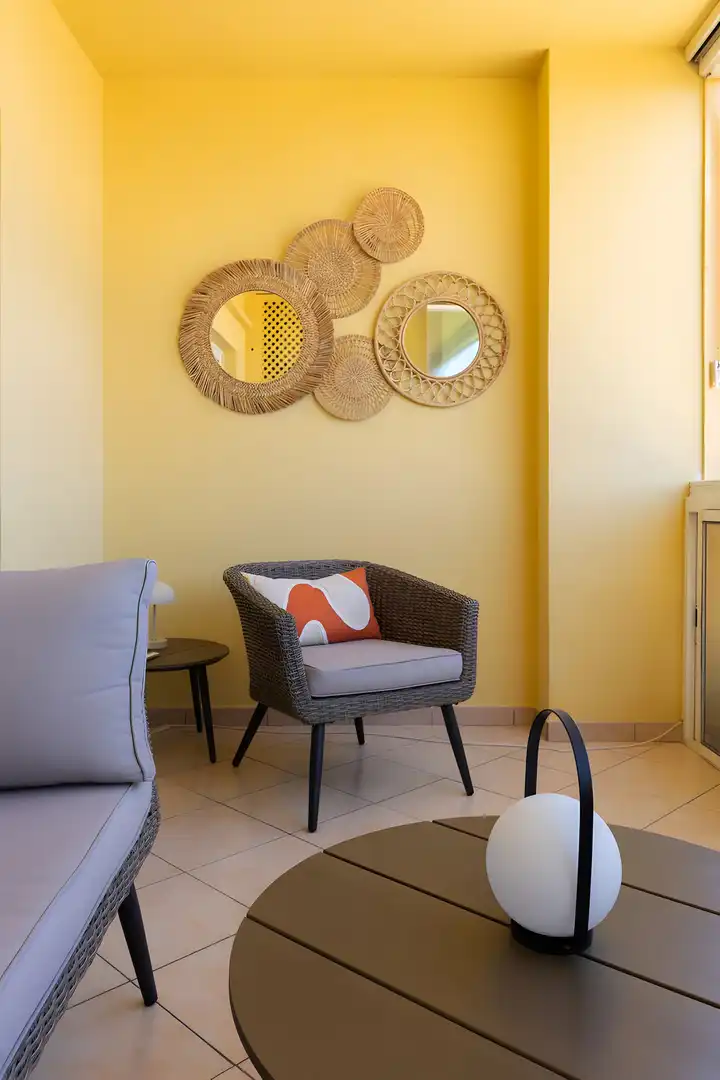 Sala d'estar de Apartament en venda en Mijas amb Aire condicionat, Calefacció i Terrassa