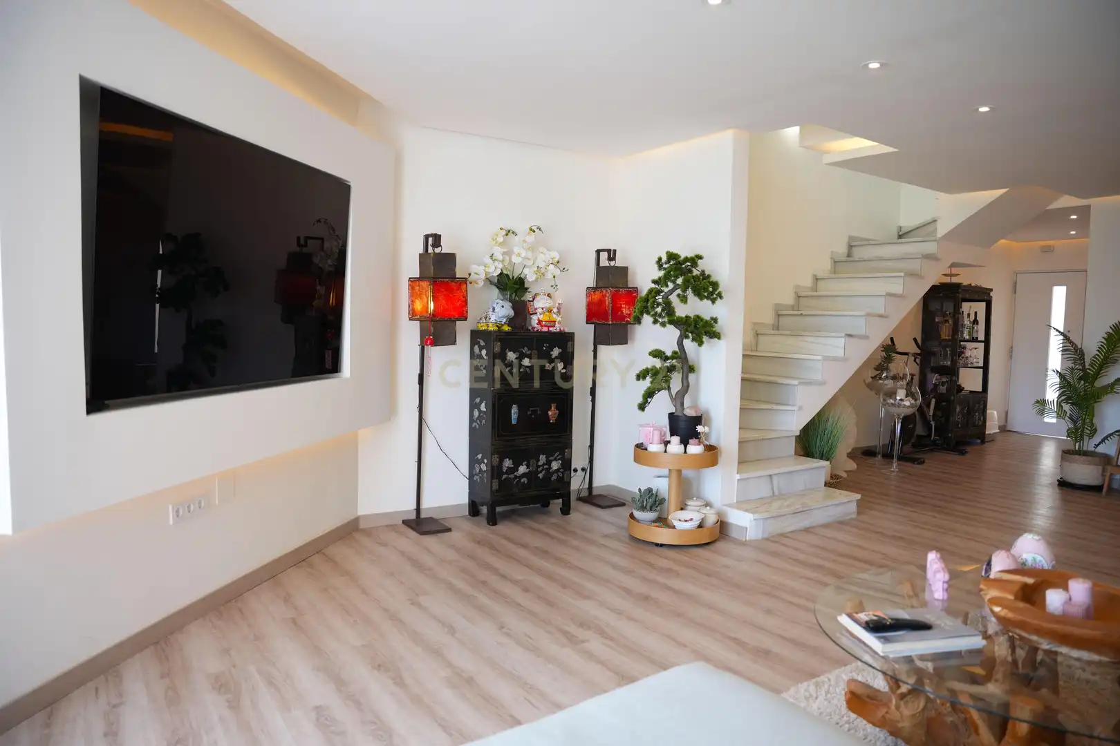 Sala d'estar de Casa o xalet en venda en Benalmádena amb Aire condicionat, Traster i Piscina comunitària