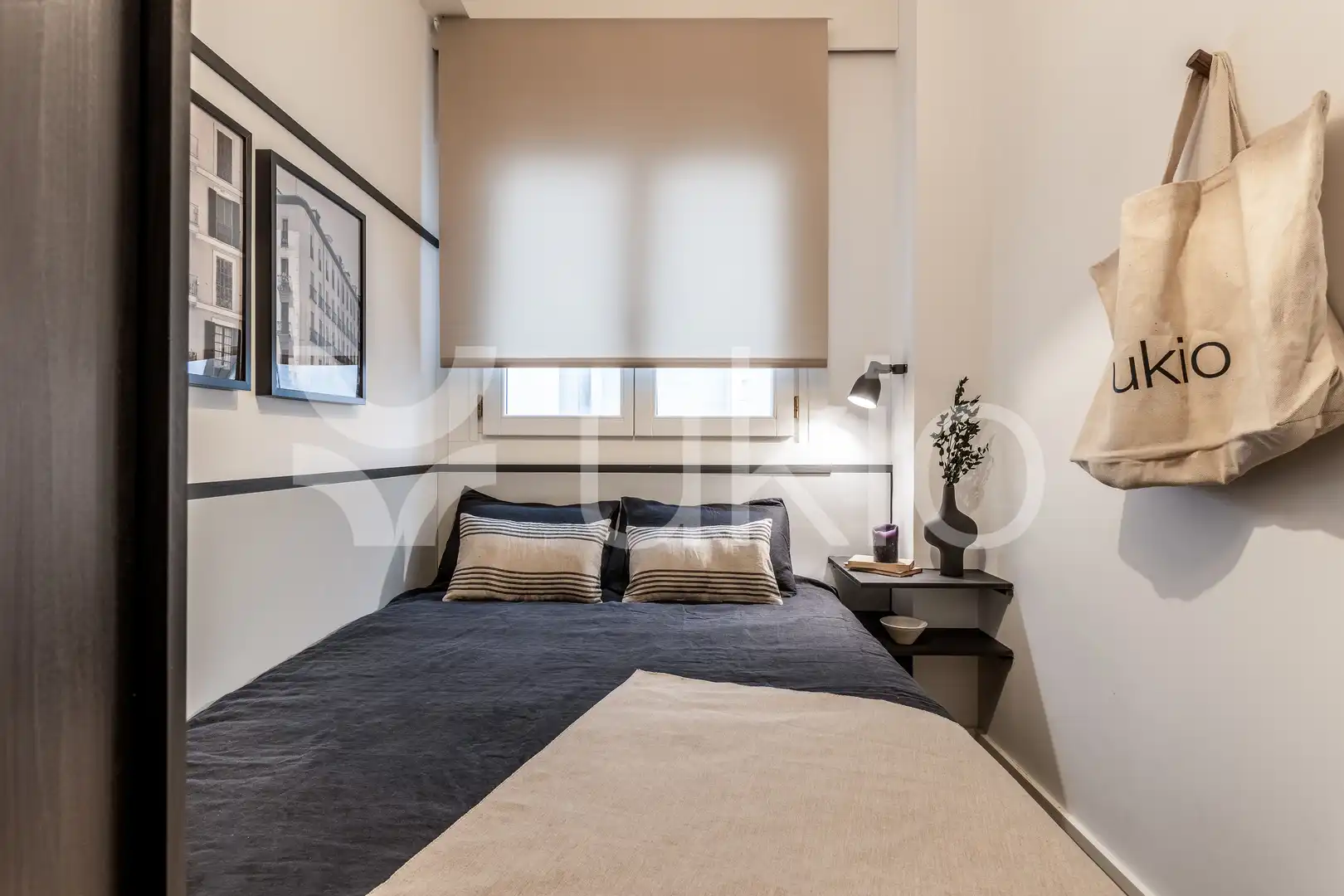 Schlafzimmer von Wohnungen zur Miete in Madrid mit Klimaanlage, Heizung und Möbliert