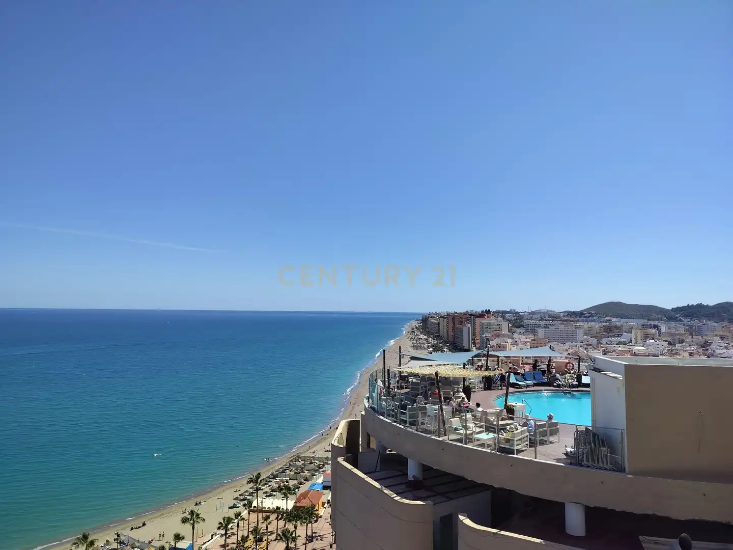 Swimming pool of Study for sale in Fuengirola  with Air Conditioner and TV