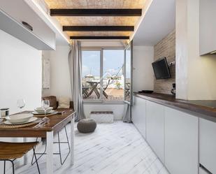 Kitchen of Attic for sale in  Barcelona Capital  with Air Conditioner and Terrace