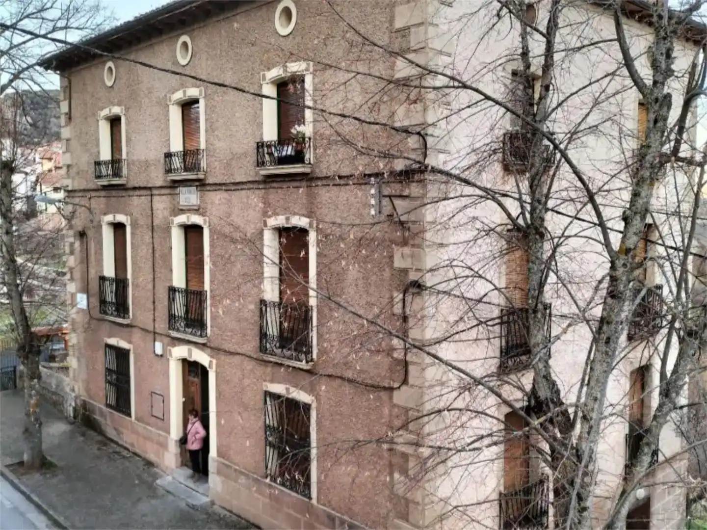 Vista exterior de Casa o chalet en venta en Nieva de Cameros con Jardín privado
