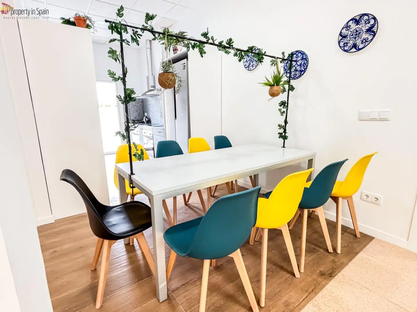 Comedor de Piso para compartir en San Vicente del Raspeig / Sant Vicent del Raspeig con Aire acondicionado, Calefacción y Jardín privado
