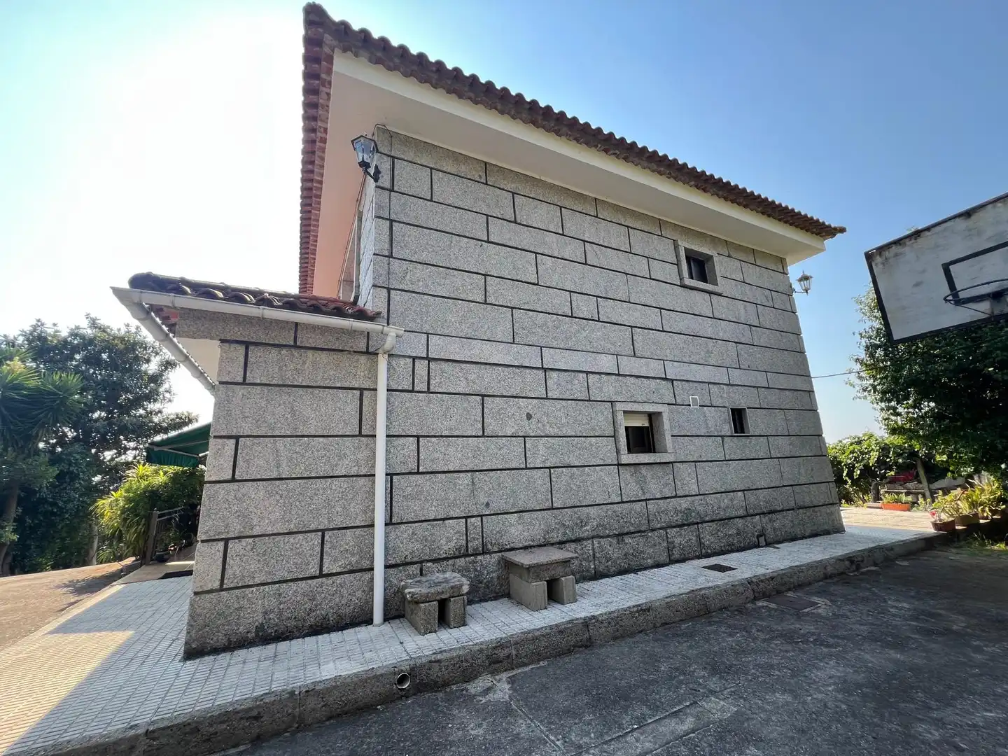 Vista exterior de Casa o chalet en venta en As Neves   con Calefacción, Jardín privado y Trastero