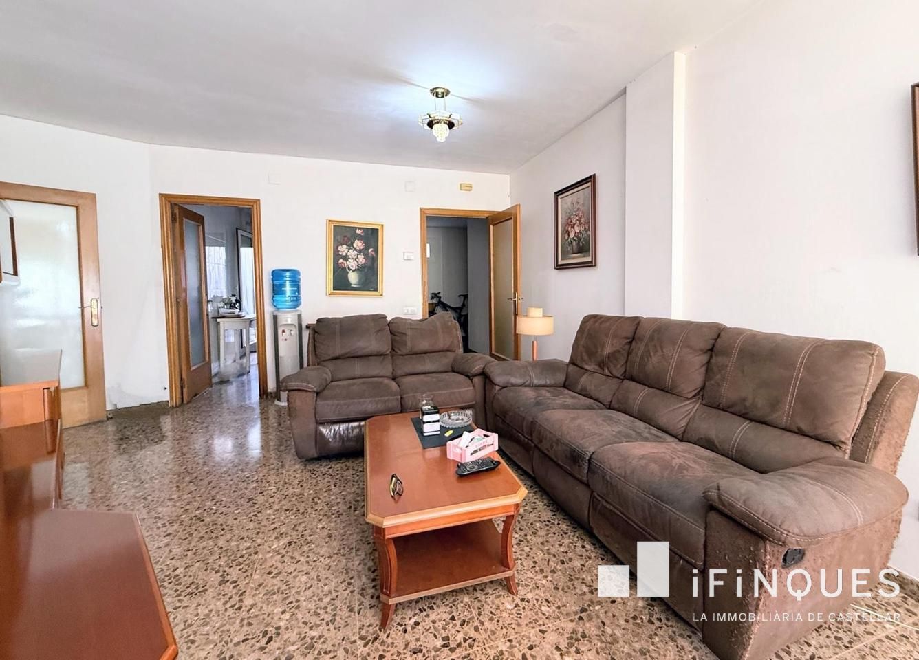 Living room of Planta baja for sale in Castellar del Vallès  with Heating, Terrace and Internet