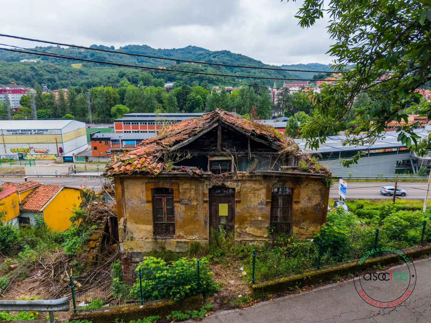 Vista exterior de Casa o xalet en venda en Langreo