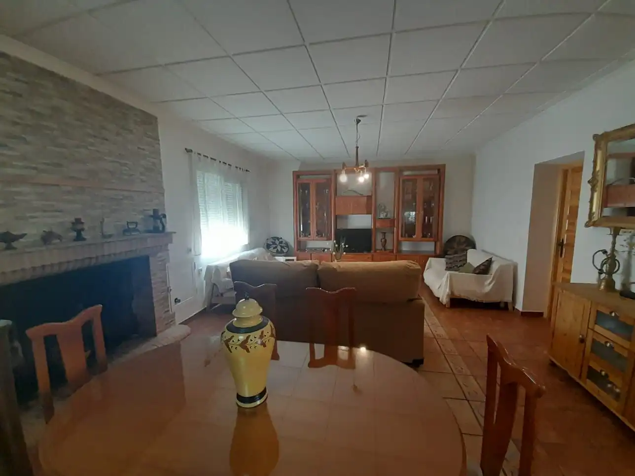 Sala de estar de Finca rústica en venta en Almodóvar del Campo con Trastero, Piscina y Amueblado