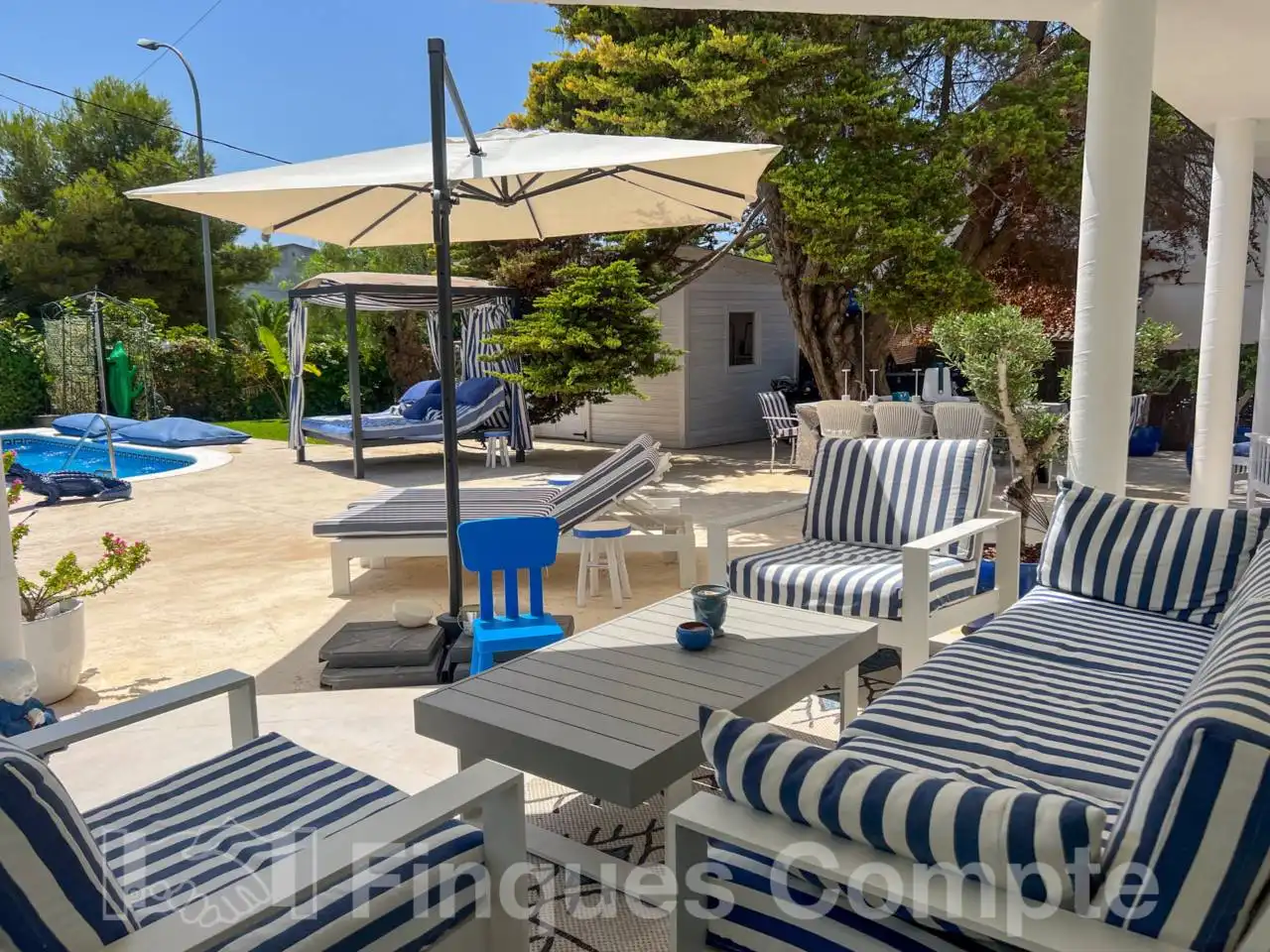 Terrassa de Casa o xalet en venda en Roda de Berà amb Aire condicionat, Jardí privat i Terrassa