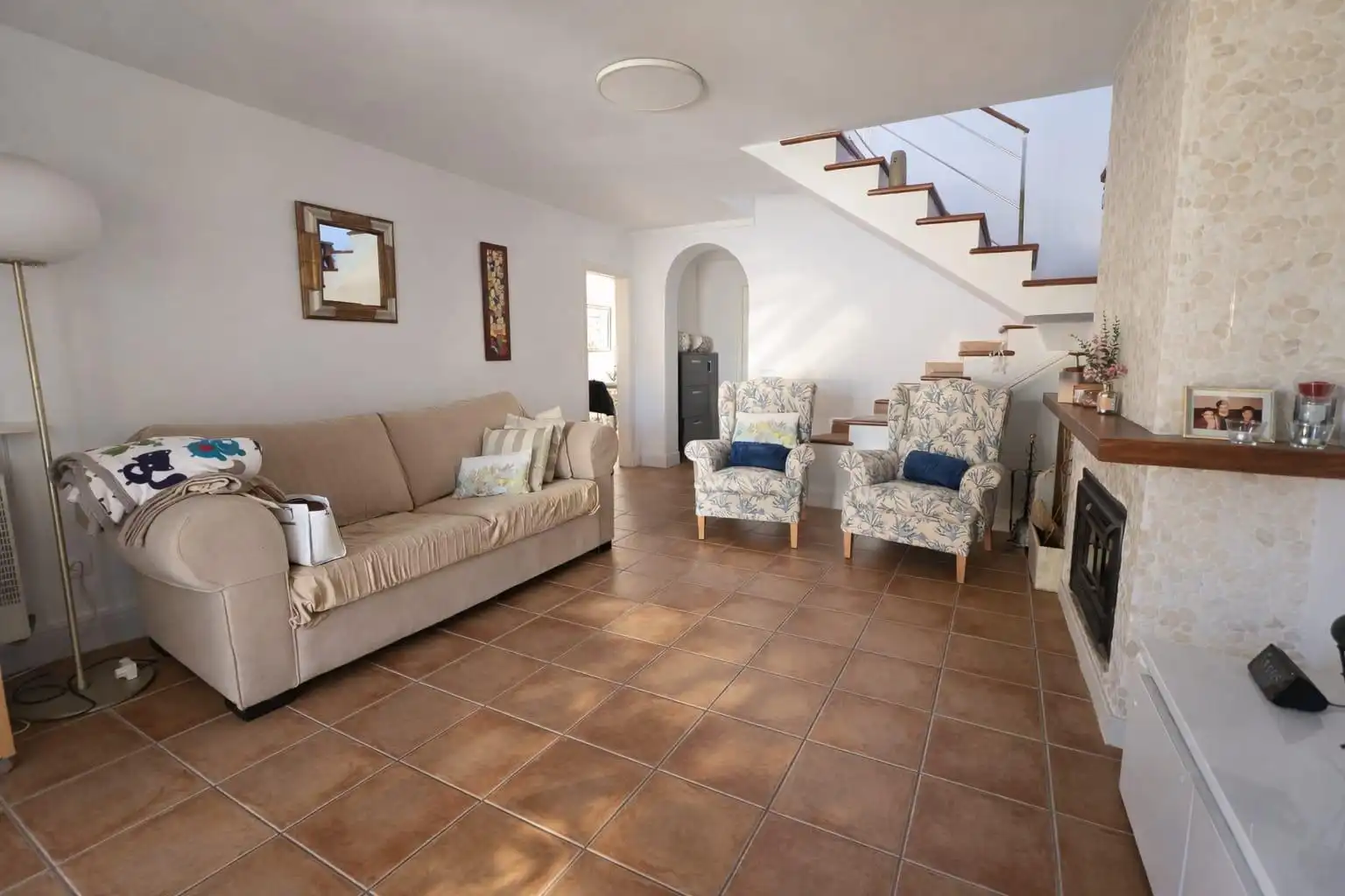 Living room of Houses for sale in Llucmajor  with Air Conditioner, Private garden and Terrace