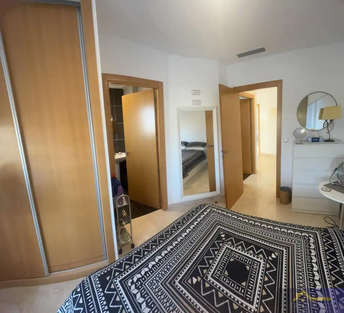 Dormitori de Apartament de lloguer en Murcia amb Aire condicionat, Calefacció i Terrassa