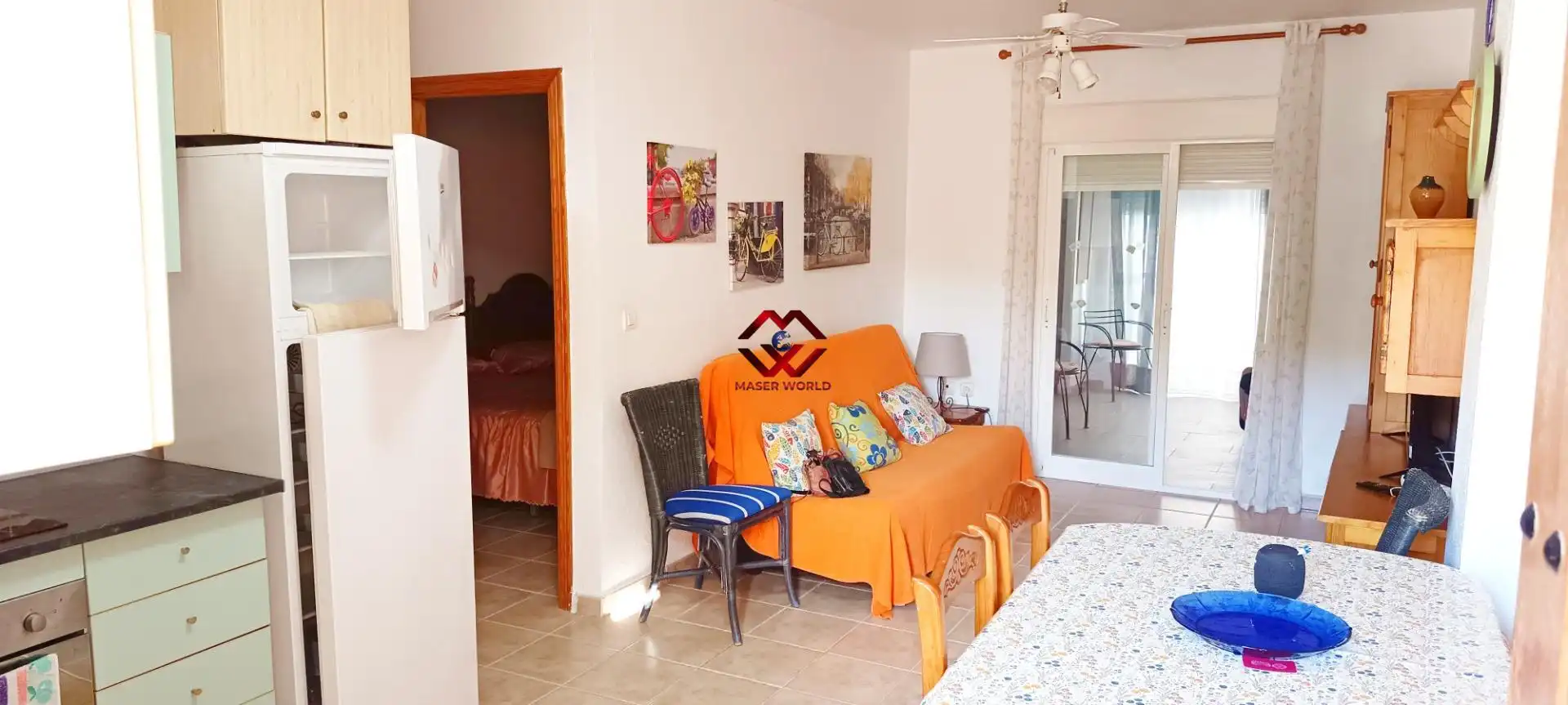Sala de estar de Planta baja en venta en Mazarrón con Jardín privado, Terraza y Trastero