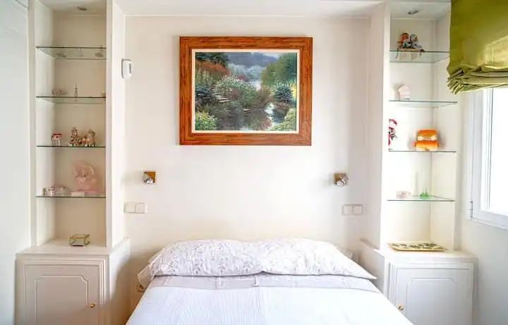 Bedroom of Attic for rent in Madrid  with Air Conditioner, Parquet flooring and Terrace