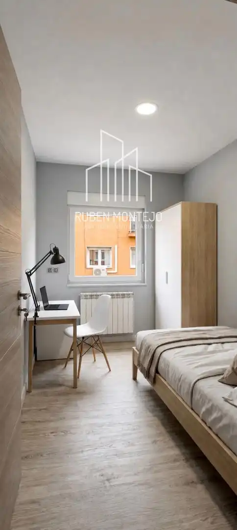 Bedroom of Flat for rent in Salamanca  with Heating, Parquet flooring and Terrace