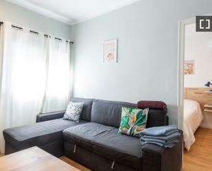 Living room of Flat to rent in  Barcelona Capital  with Air Conditioner, Heating and Furnished