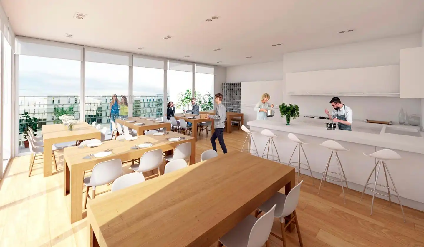 Dining room of Flat for sale in Bilbao   with Air Conditioner, Heating and Private garden