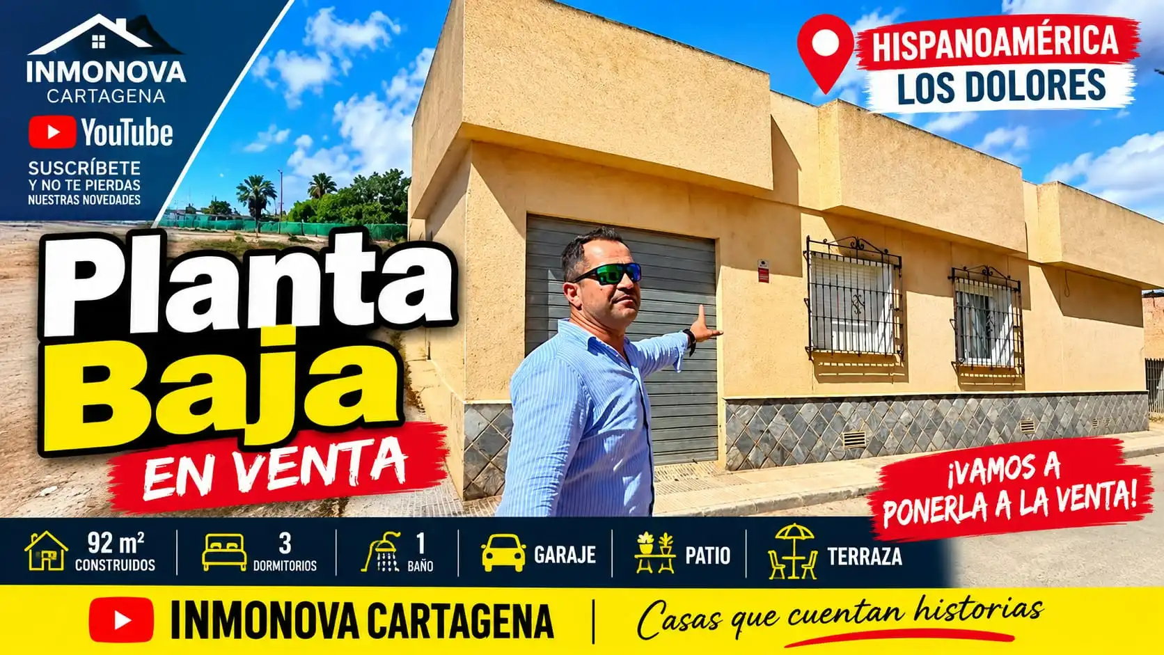 Vista exterior de Casa o xalet en venda en Cartagena amb Terrassa i Balcó