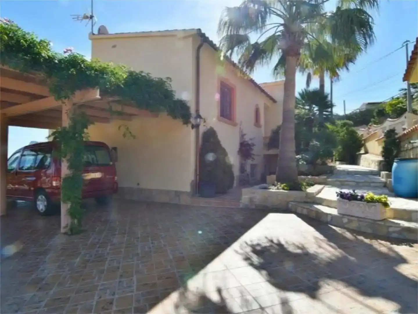 Vista exterior de Casa o xalet de lloguer en Calpe / Calp amb Aire condicionat, Jardí privat i Traster