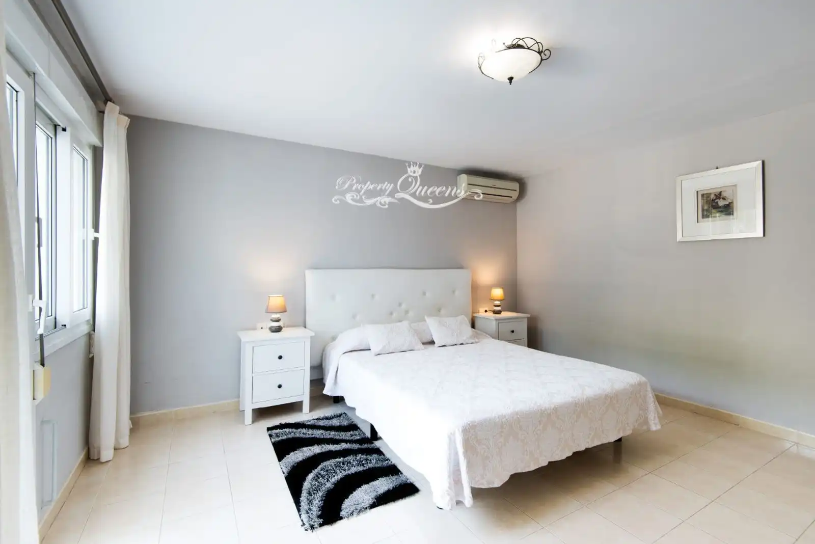 Dormitori de Casa o xalet de lloguer en Marbella amb Aire condicionat, Terrassa i Piscina