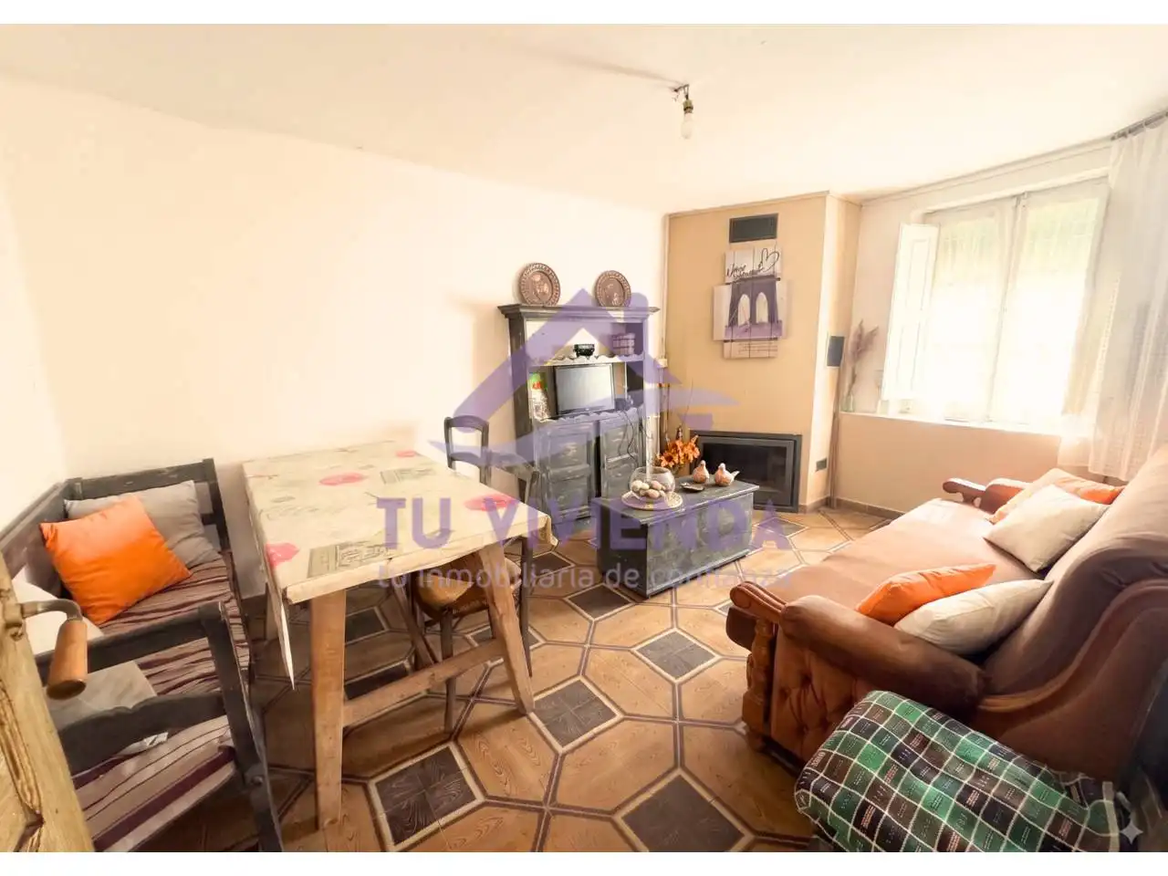 Sala d'estar de Casa o xalet en venda en Villanuño de Valdavia