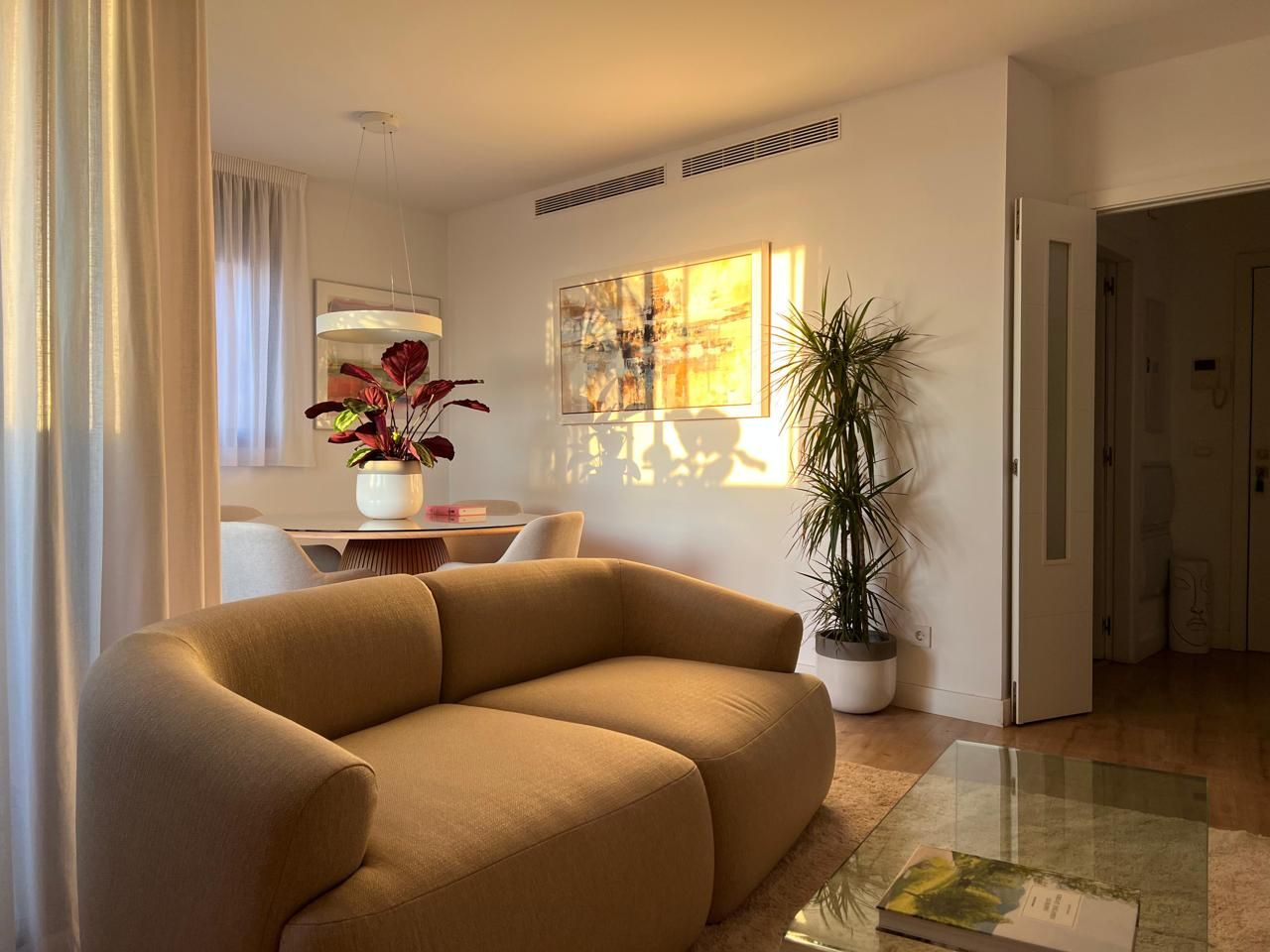 Living room of Flat to rent in Málaga Capital  with Air Conditioner, Heating and Terrace