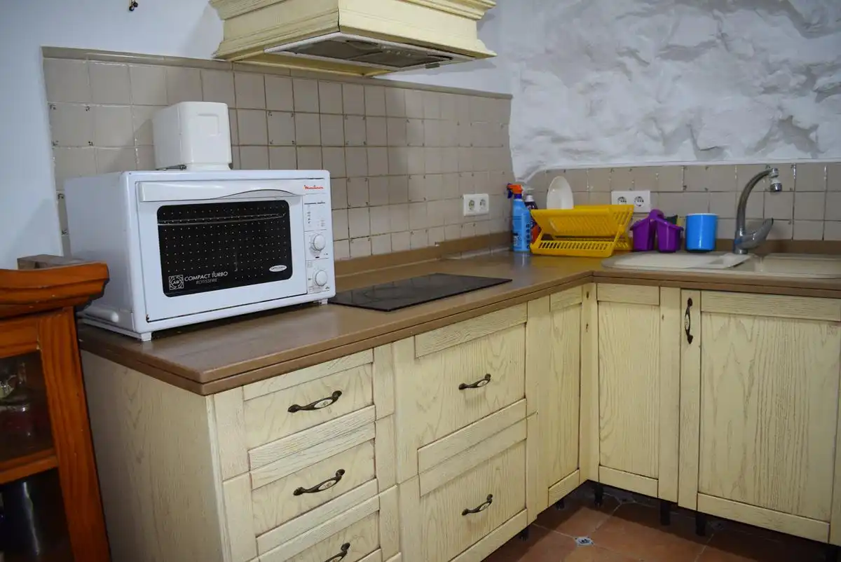 Cuina de Casa adosada en venda en Almuñécar amb Terrassa, Moblat i Microones