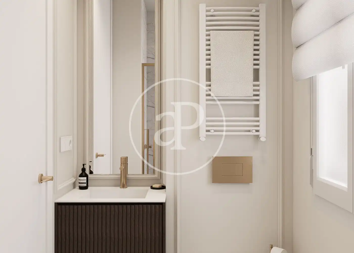 Bathroom of Flat for sale in Madrid  with Air Conditioner, Heating and Terrace