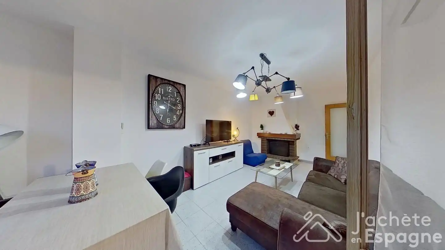 Sala de estar de Piso en venta en Moncofa con Aire acondicionado, Terraza y Amueblado