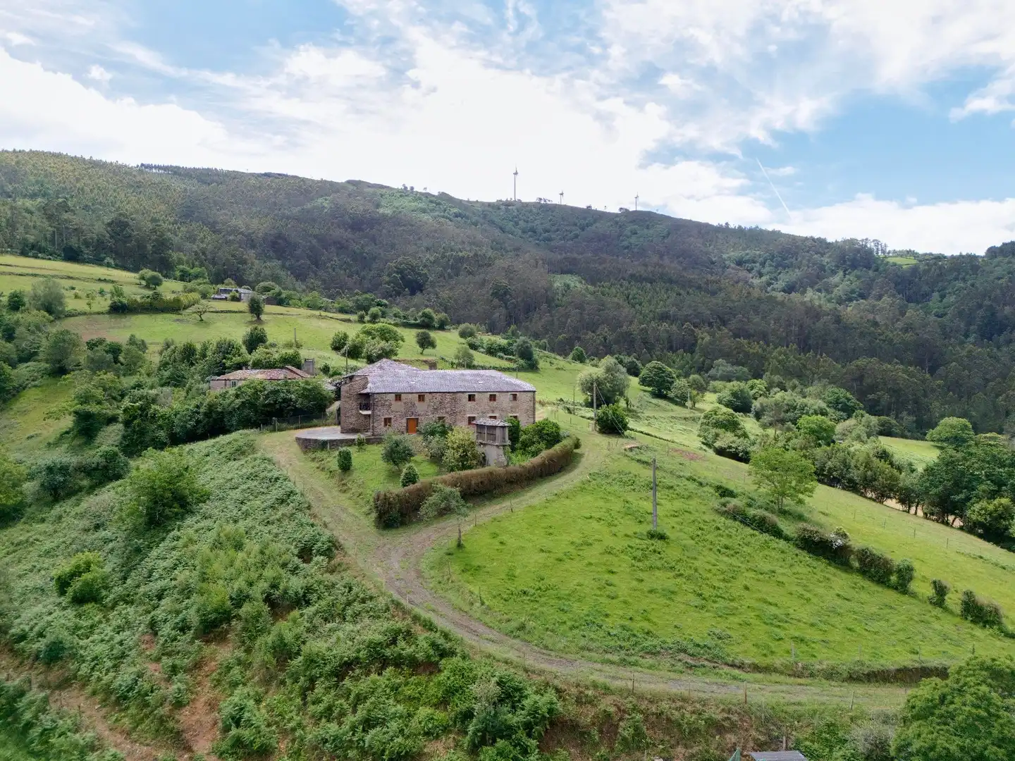 Vista exterior de Casa o chalet en venta en Ourol, Lugo