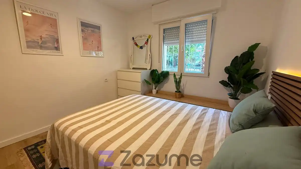 Bedroom of Flat for rent in Murcia  with Terrace, Furnished and Oven
