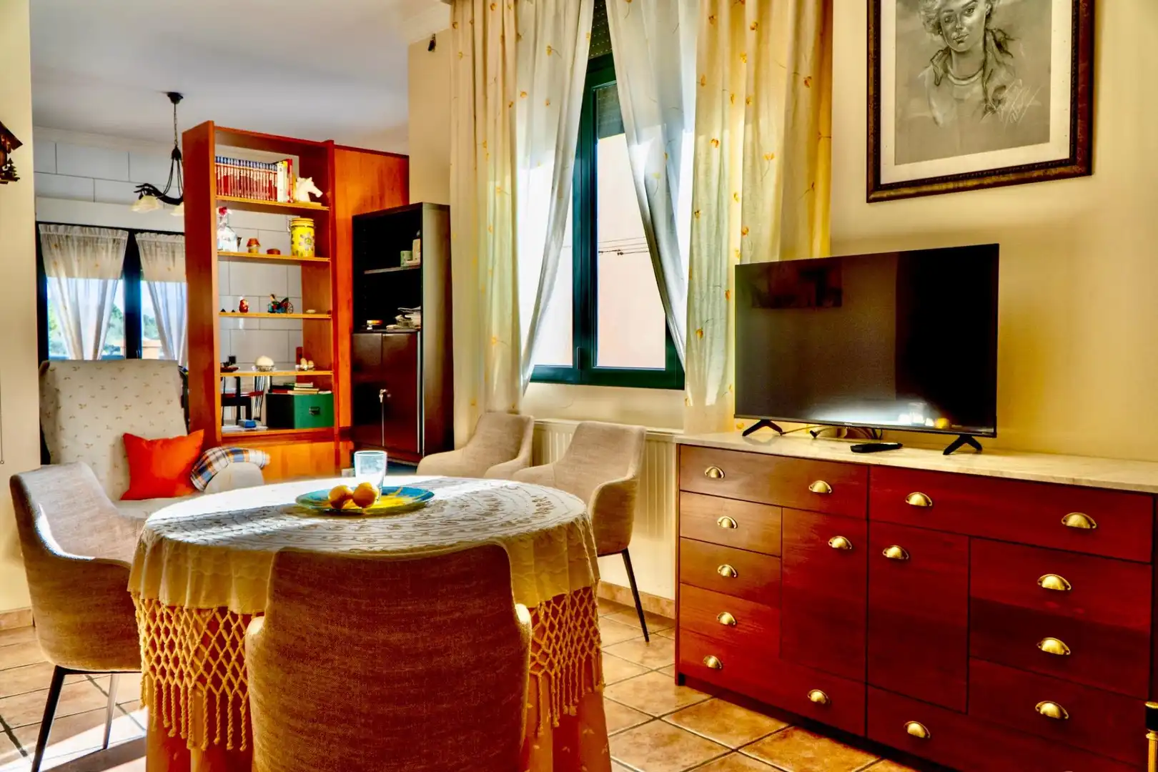 Living room of Houses for sale in Cocentaina  with Heating, Private garden and Parquet flooring