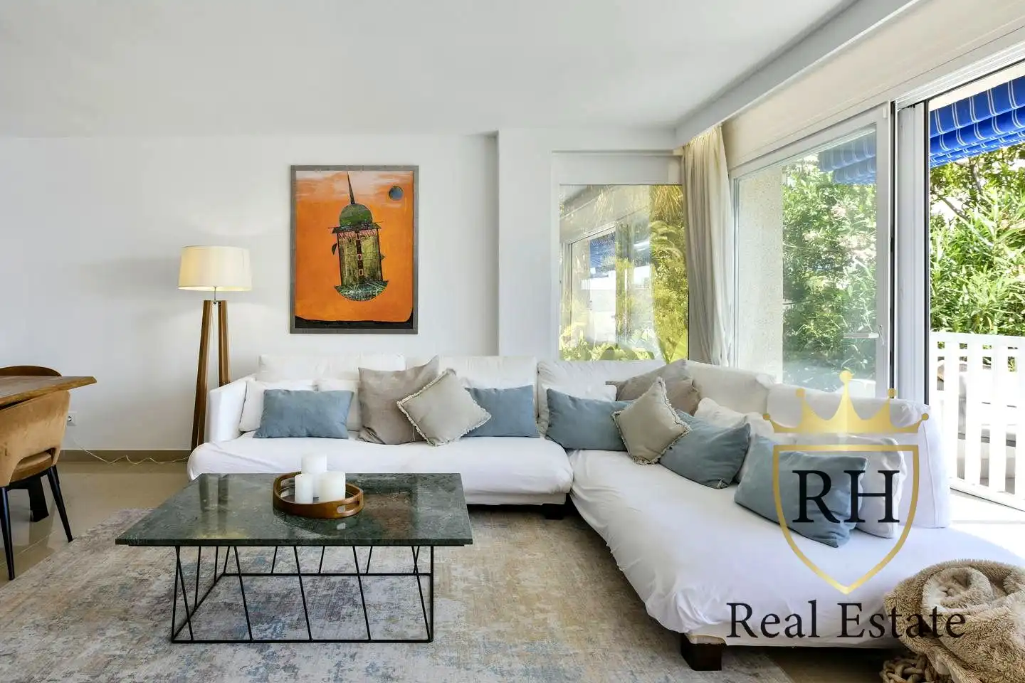 Sala de estar de Dúplex en venta en Calvià con Aire acondicionado, Calefacción y Terraza