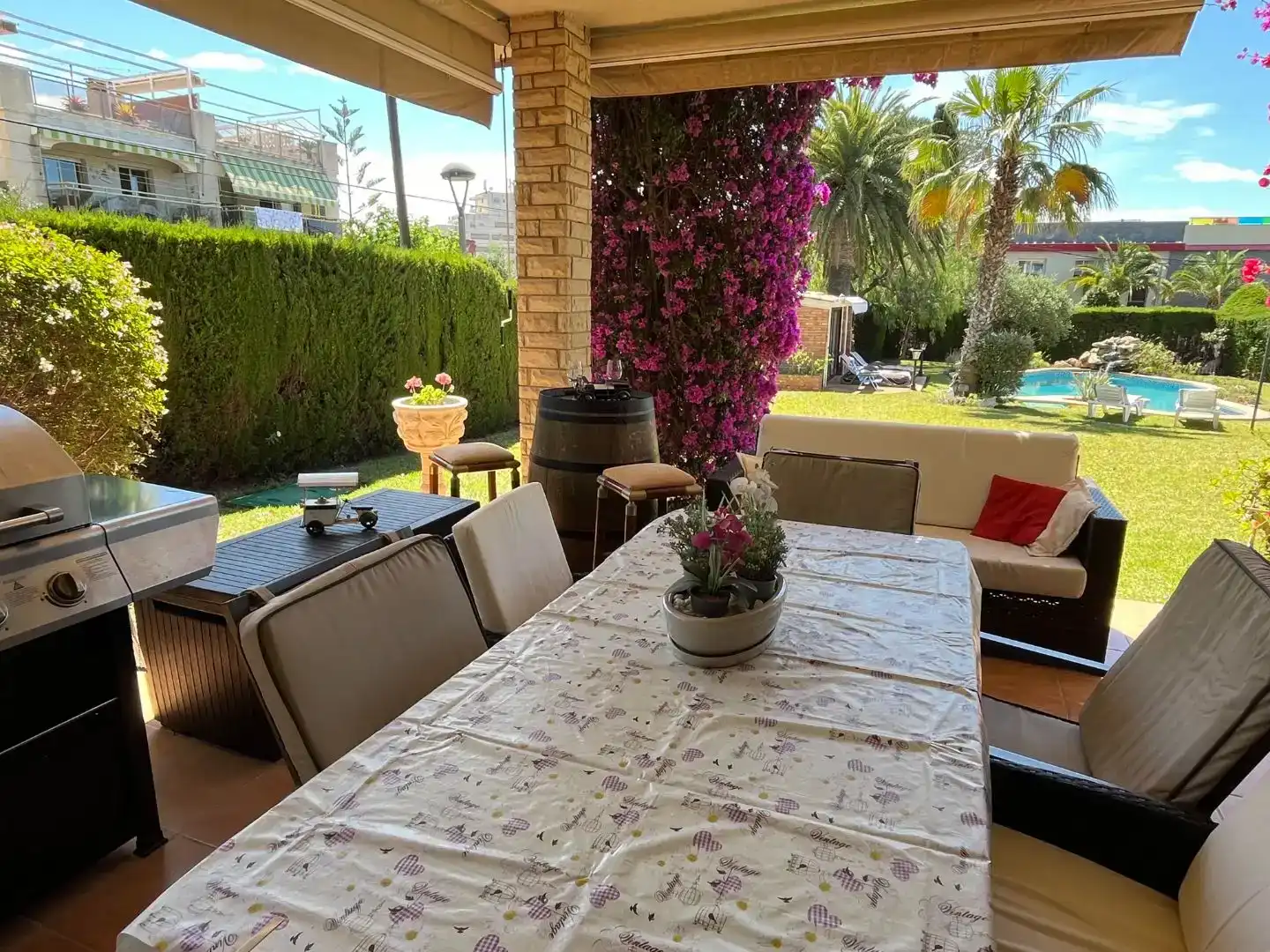 Terrassa de Casa o xalet en venda en Cambrils amb Aire condicionat, Piscina i Balcó