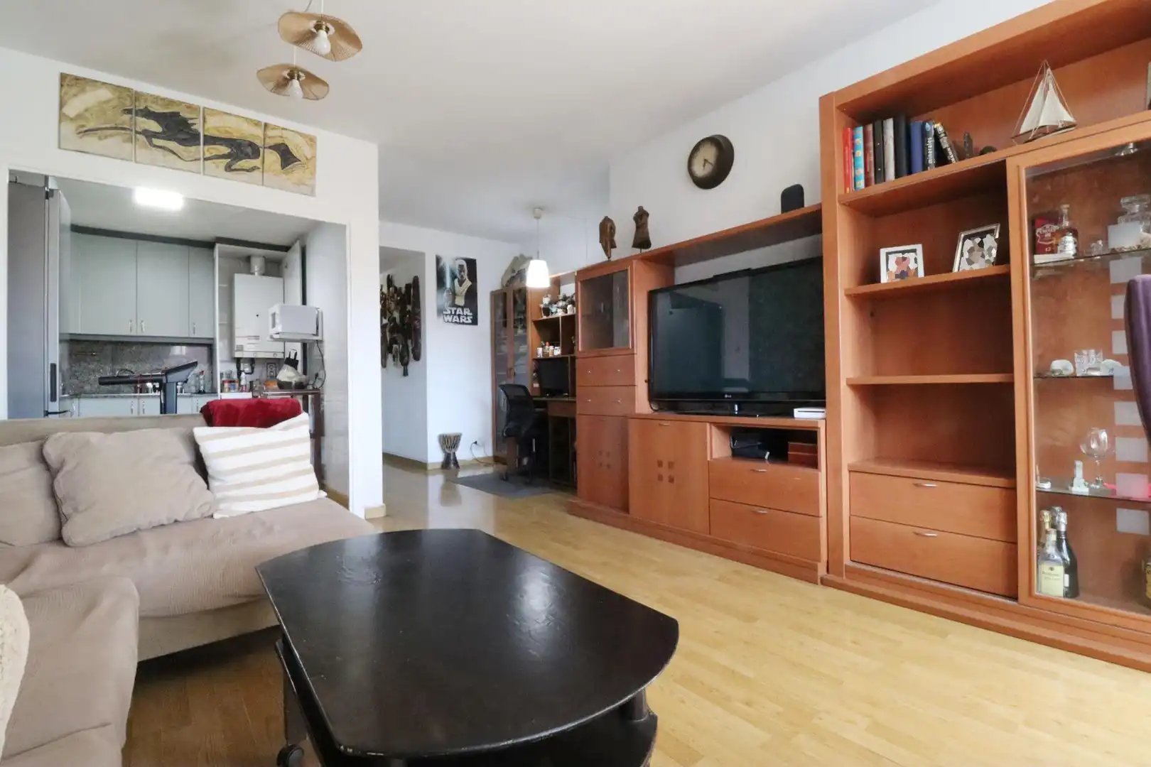 Sala de estar de Piso en venta en Sabadell con Calefacción, Parquet y Terraza