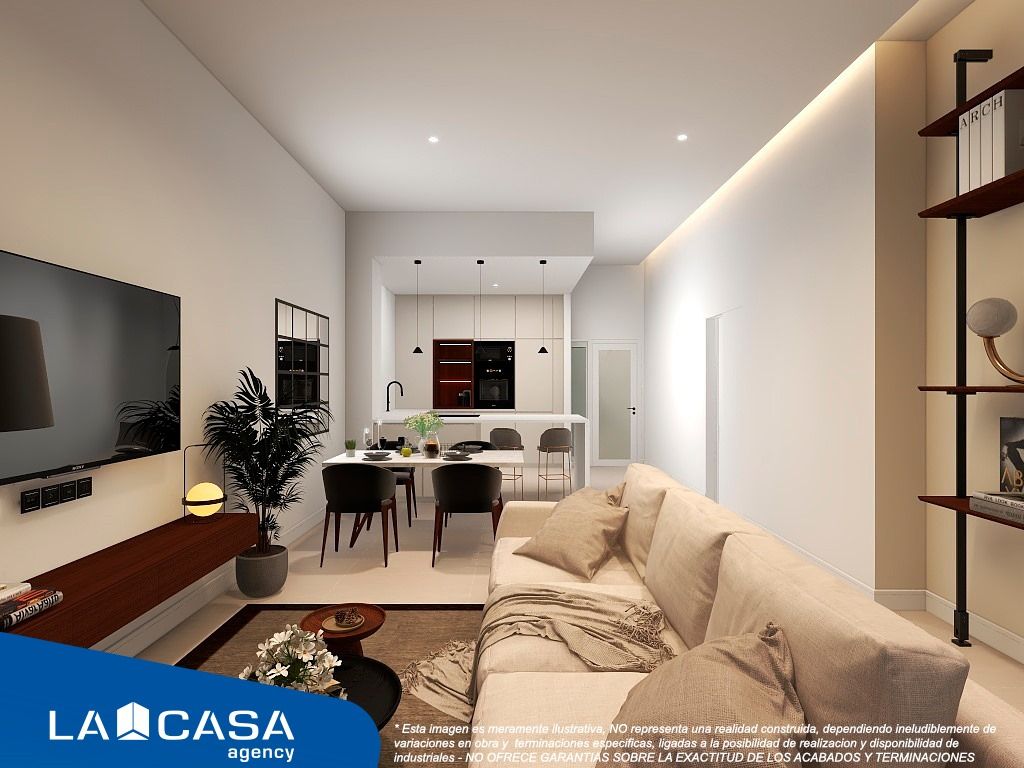 Living room of Flat for sale in Castelldefels  with Heating and Terrace