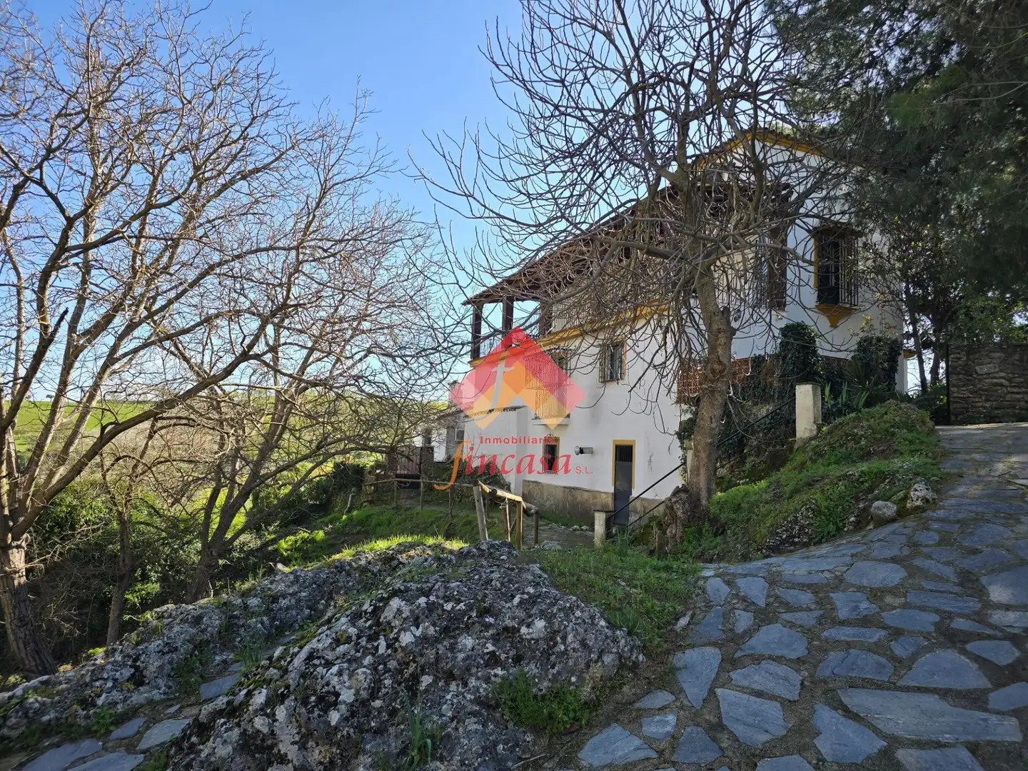 Vista exterior de Casa o chalet en venta en Ronda con Terraza, Trastero y Piscina