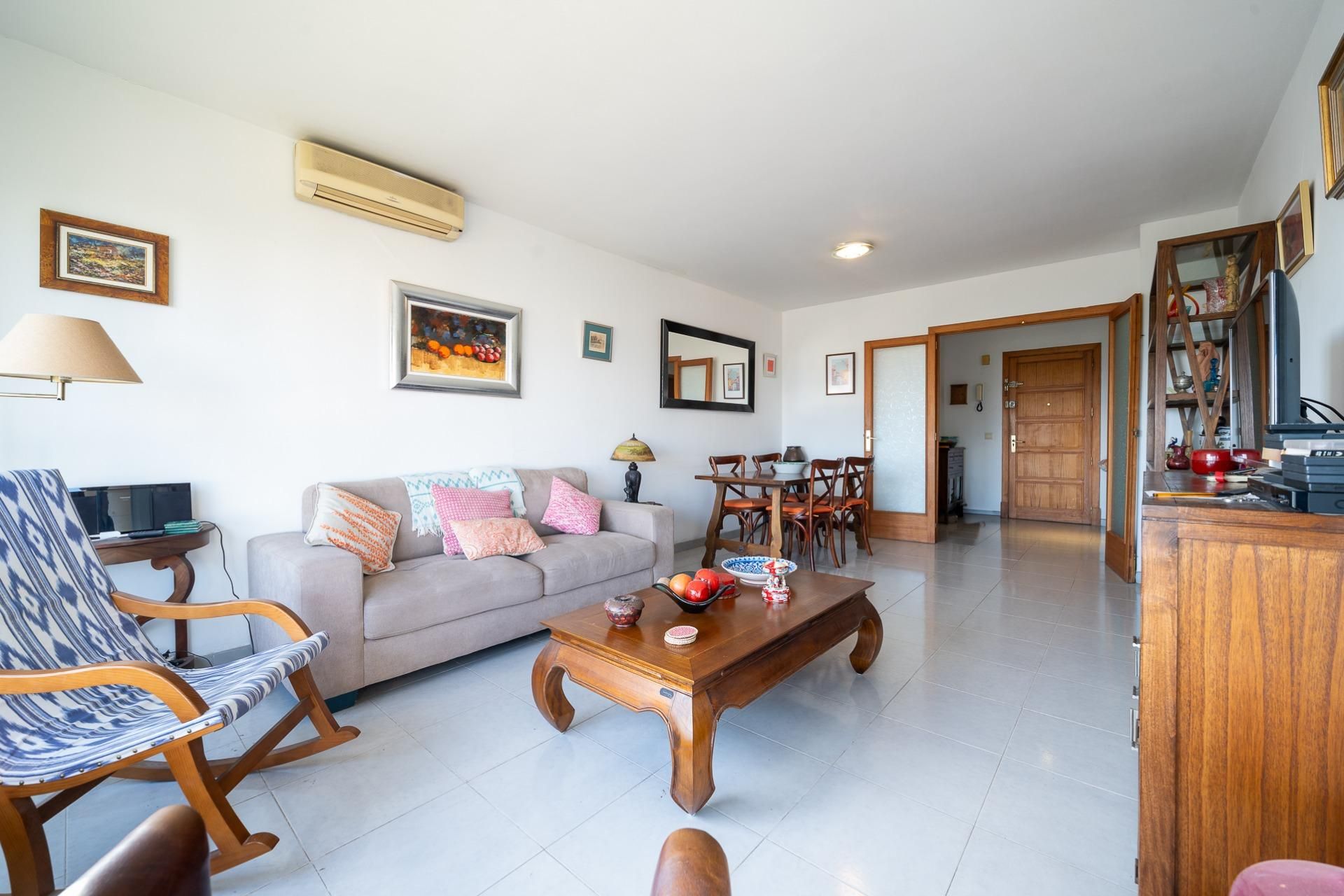 Sala d'estar de Pis en venda en  Palma de Mallorca amb Aire condicionat i Balcó